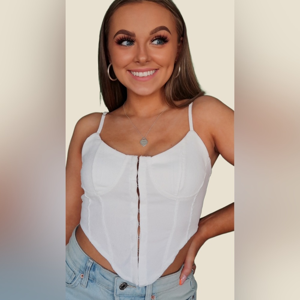 White Spaghetti Strap Top